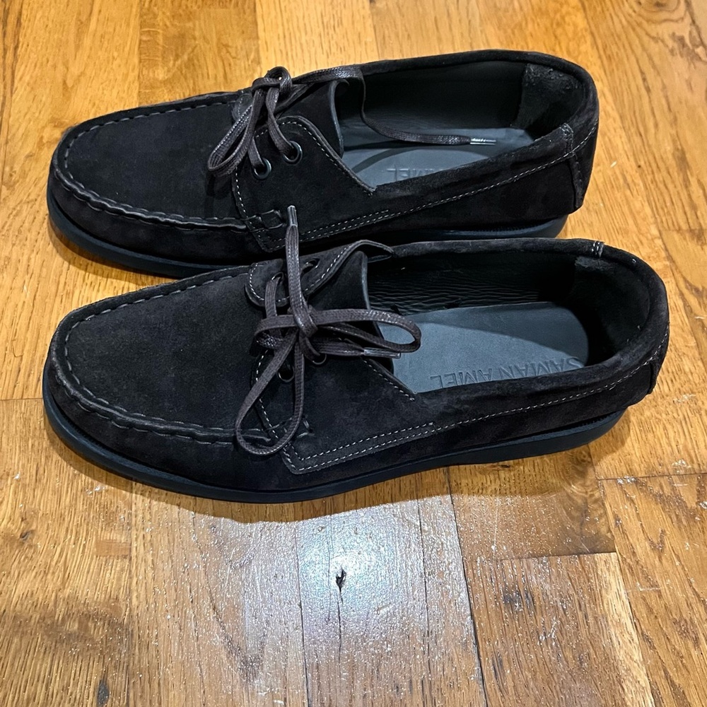 Stylish Brown Suede Boat Shoes. Unisex